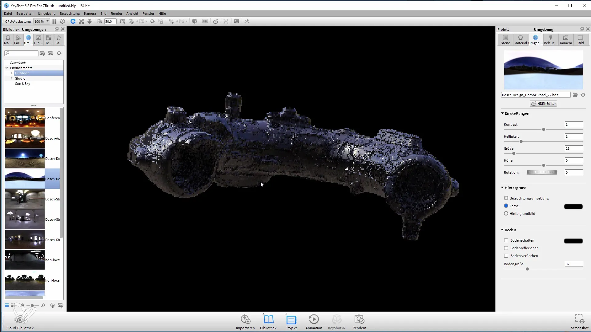 ZBrush modellen efficiënt renderen in Keyshot
