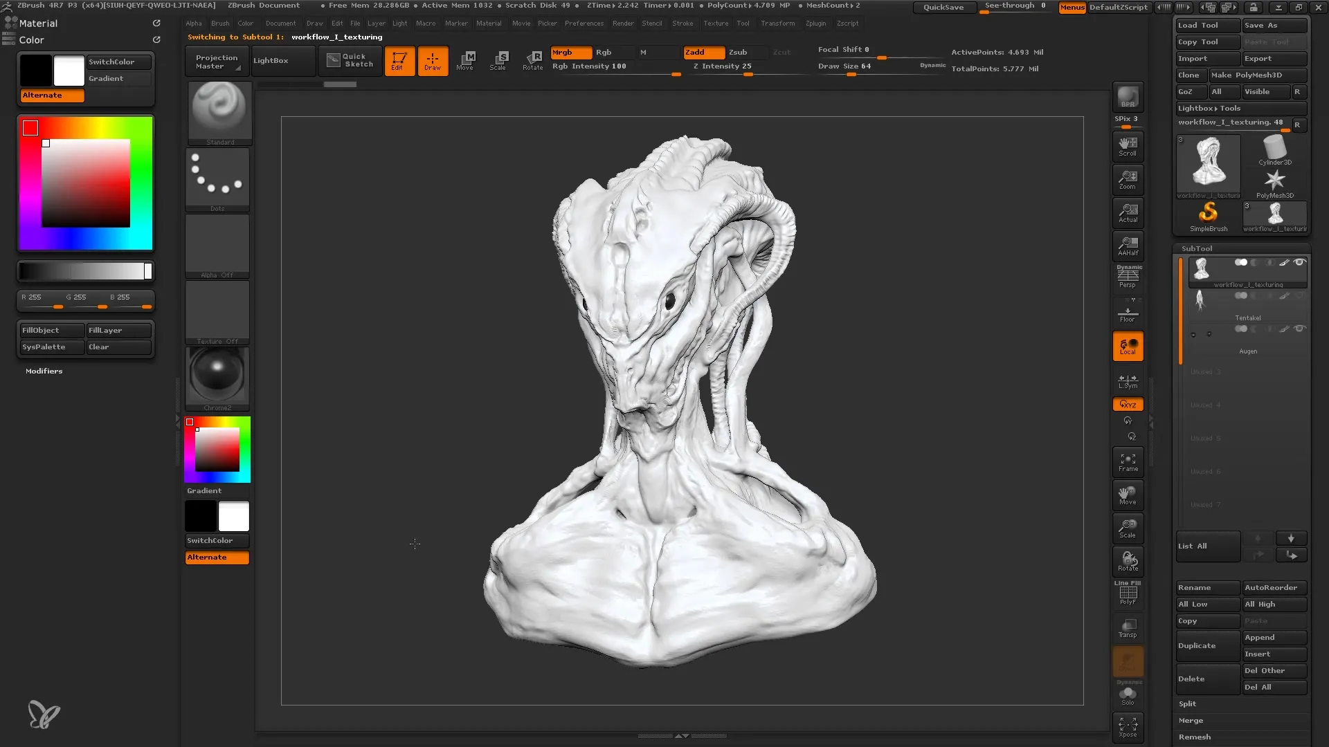 ZBrush szövegelés kezdőknek: Így kell csinálni