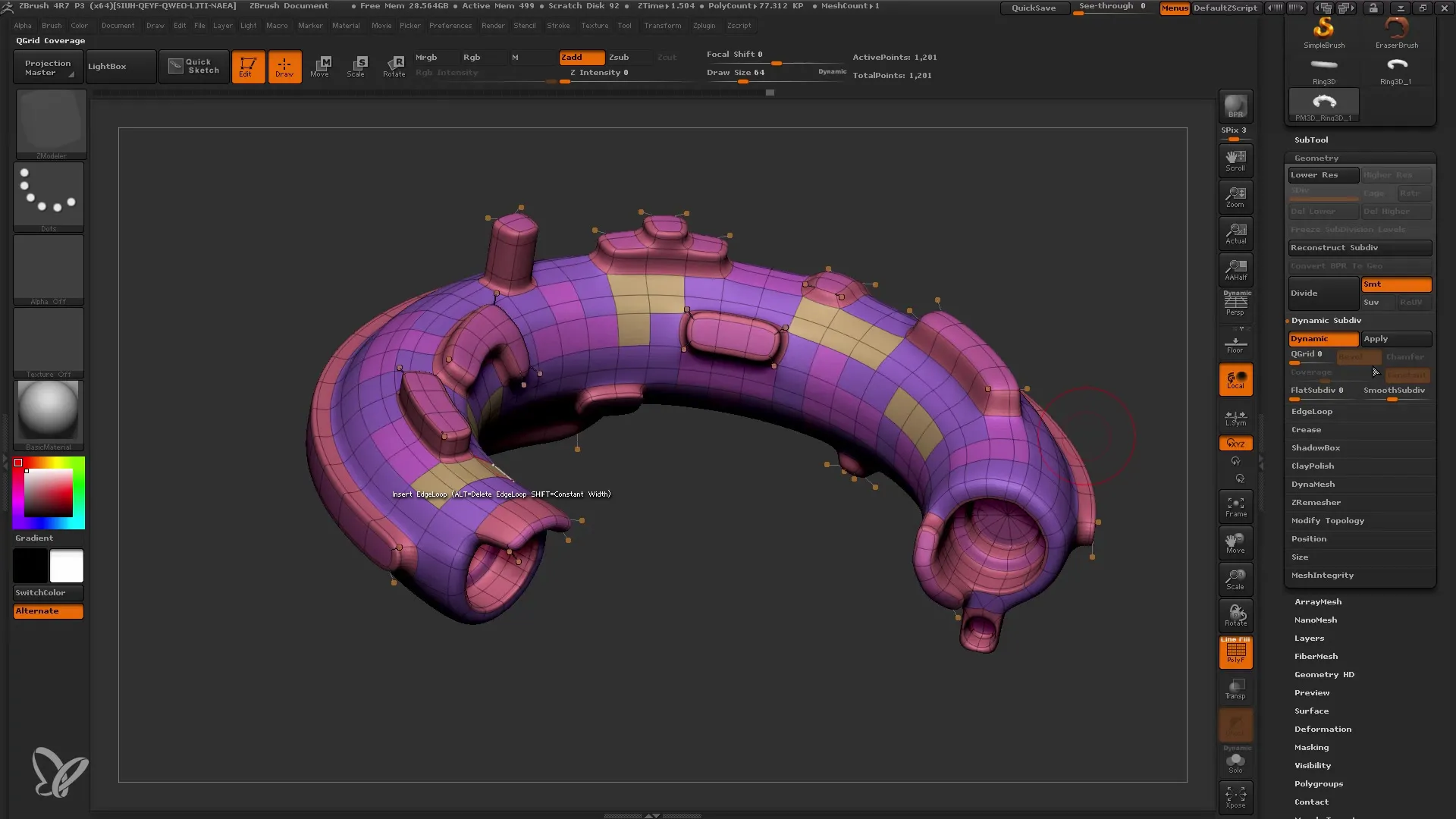 Modélisation basse poly avec ZBrush simplifiée
