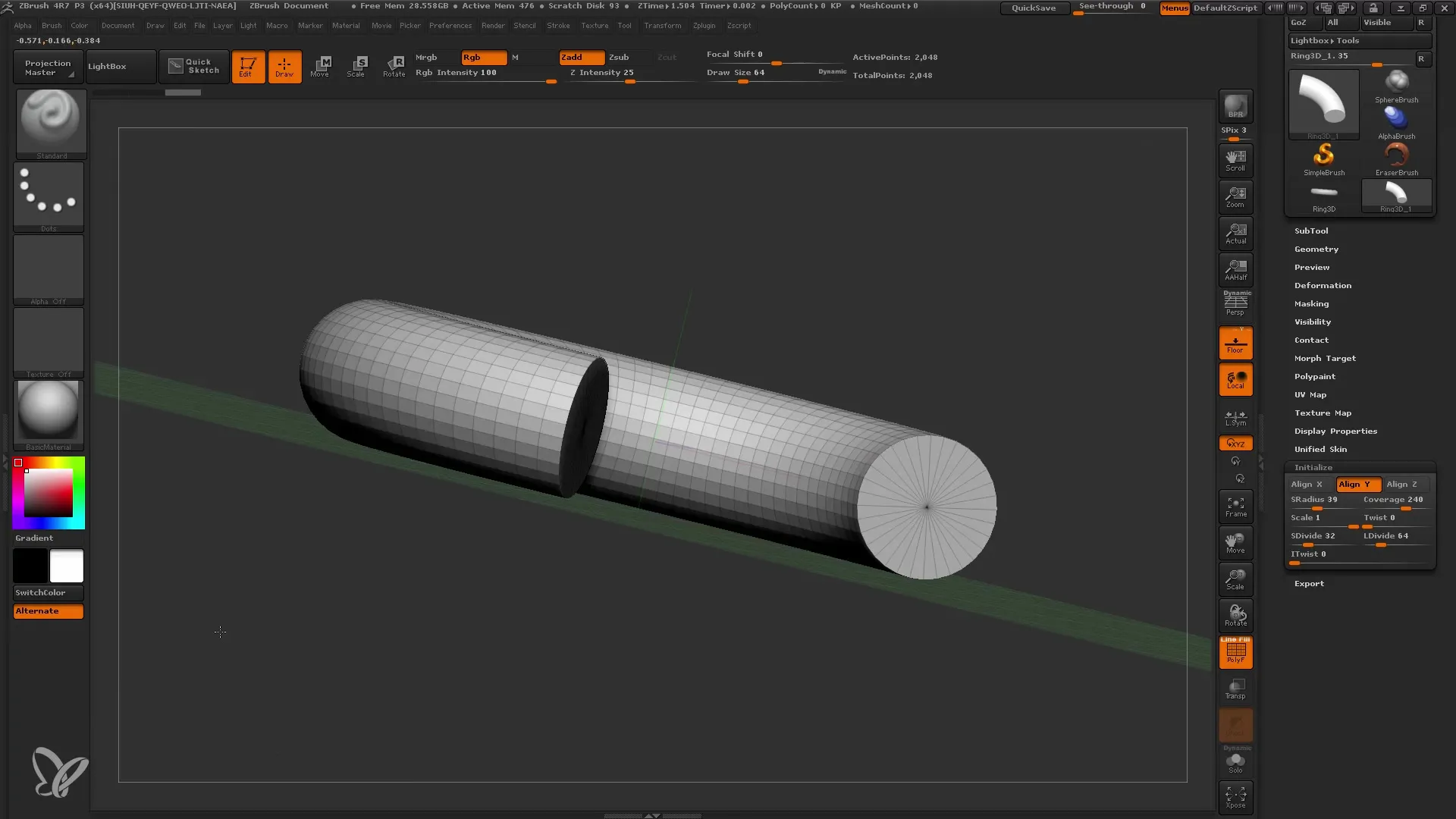 Modélisation low-poly ZBrush facilitée