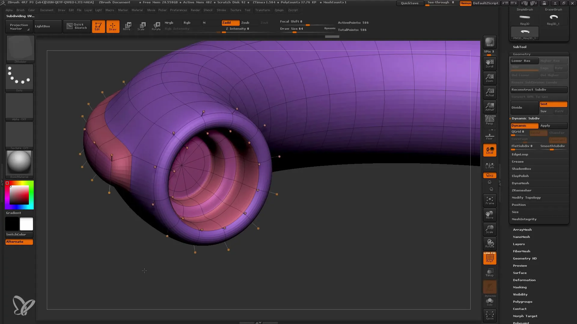 Modélisation basse résolution avec ZBrush simplifiée
