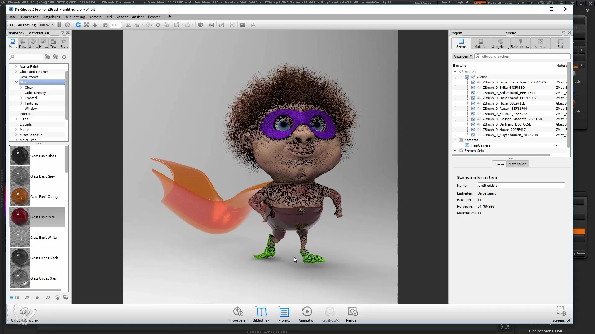 ZBrush Rendering i Keyshot enkelt förklarat