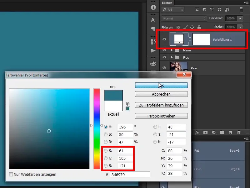 Photoshop composing - Fire and ice - Part 11 - The icy fog and color adjustments