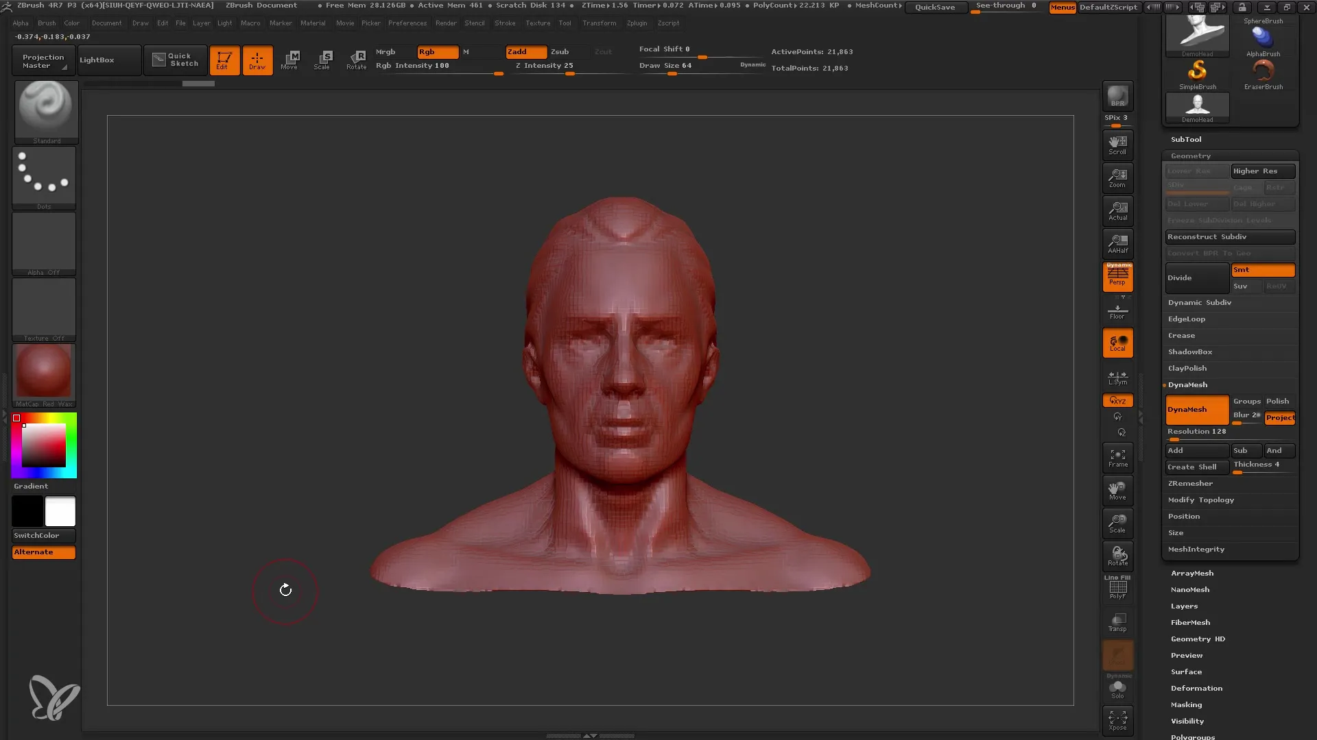 ZBrush Dynamesh voor beginners: beginnersworkflow