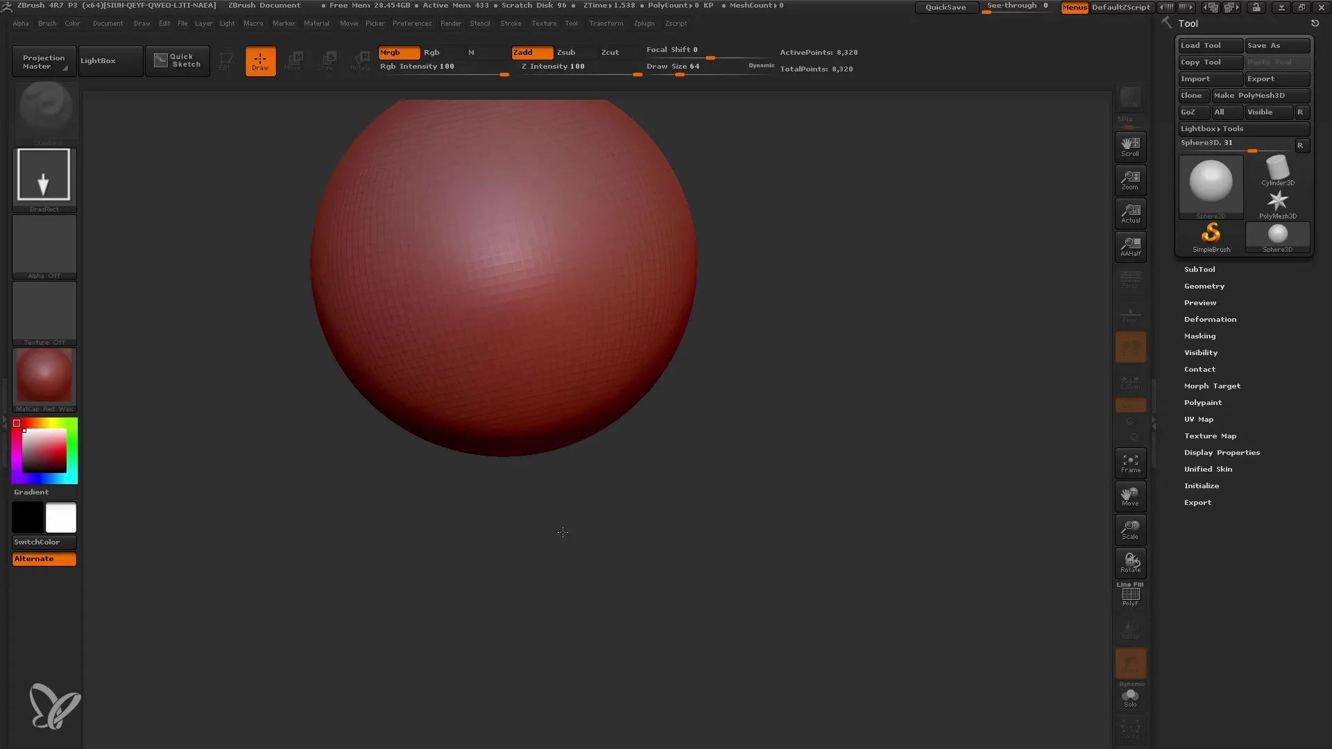 초보자를 위한 ZBrush: 기본 및 편집 기술