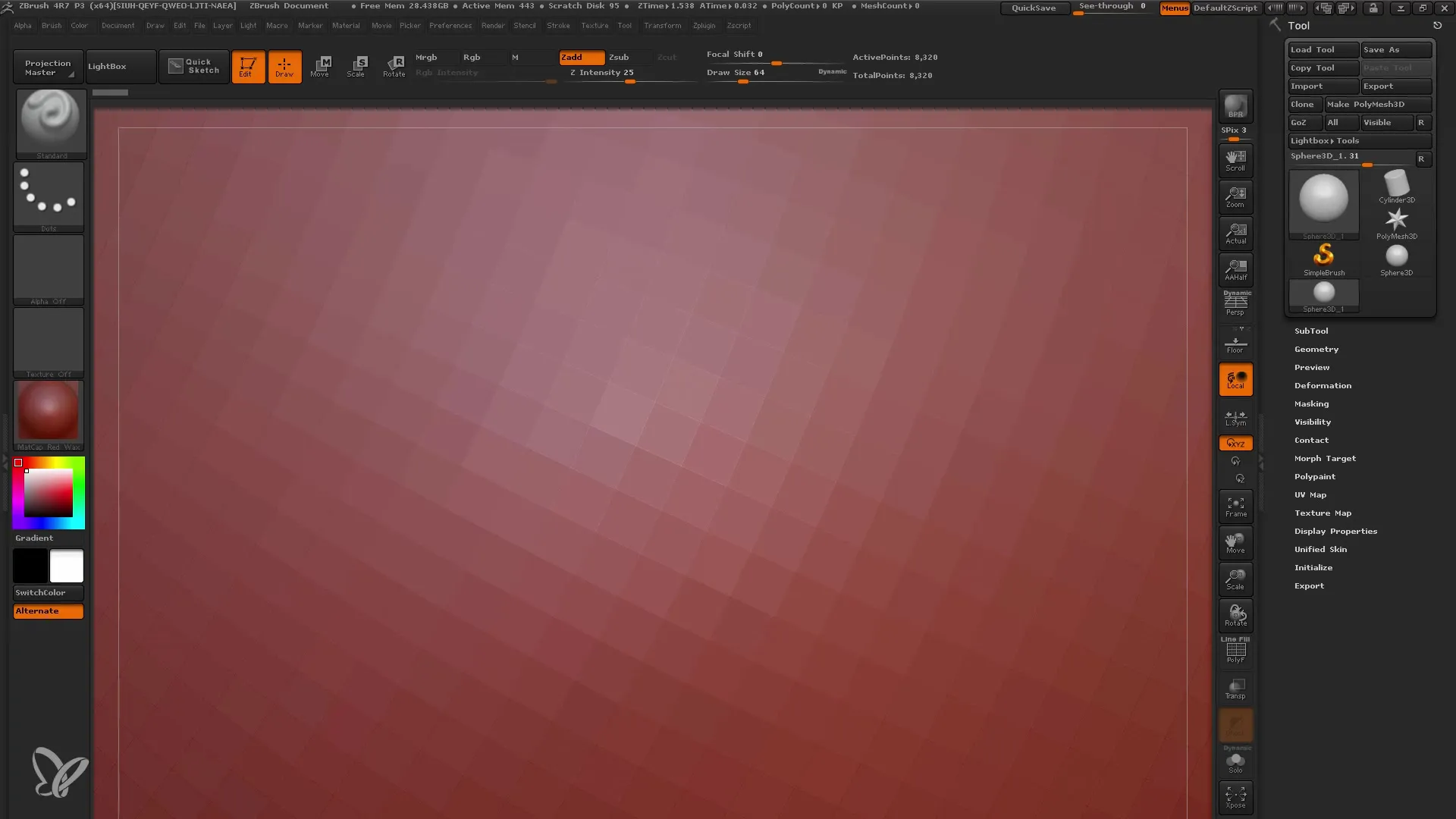 초보자를 위한 ZBrush: 기본 및 편집 기술