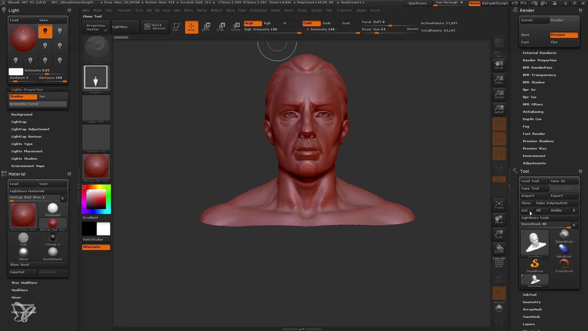 Iluminare eficientă în ZBrush: Ghidul tău