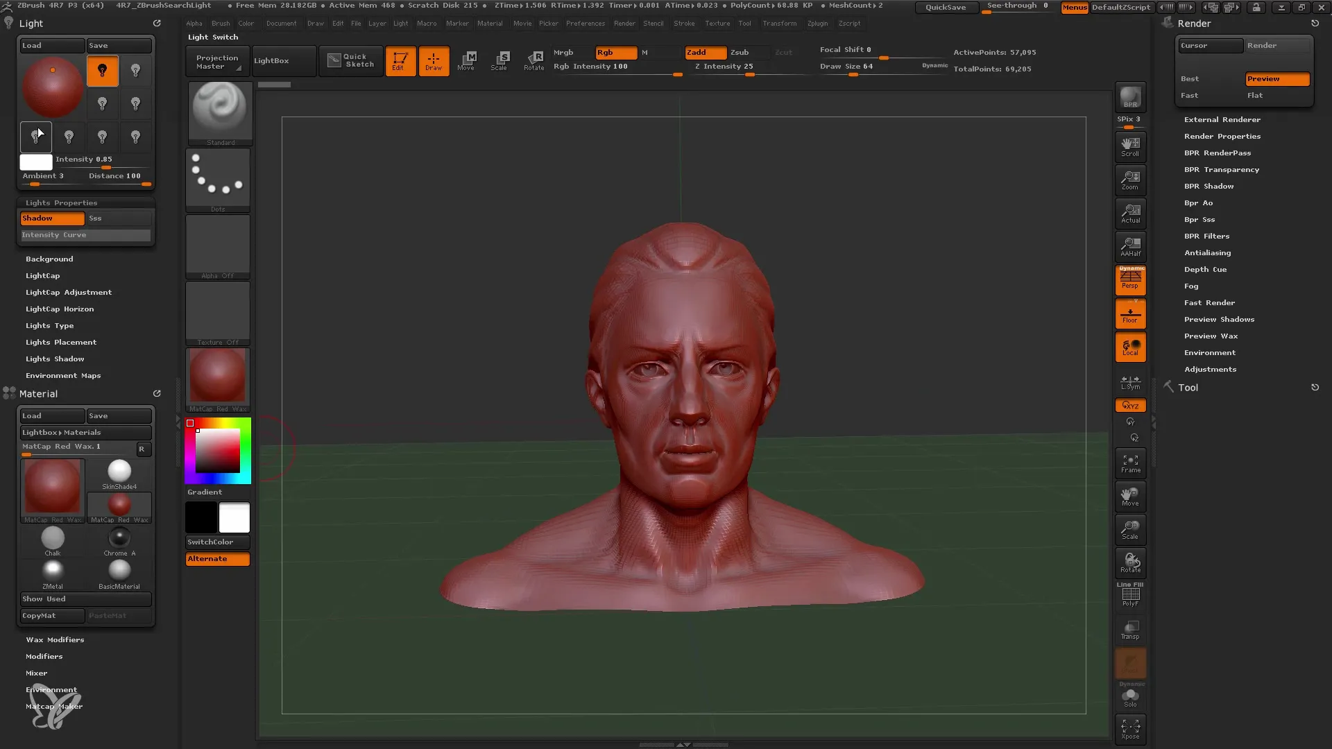 Iluminare eficientă în ZBrush: Ghidul tău