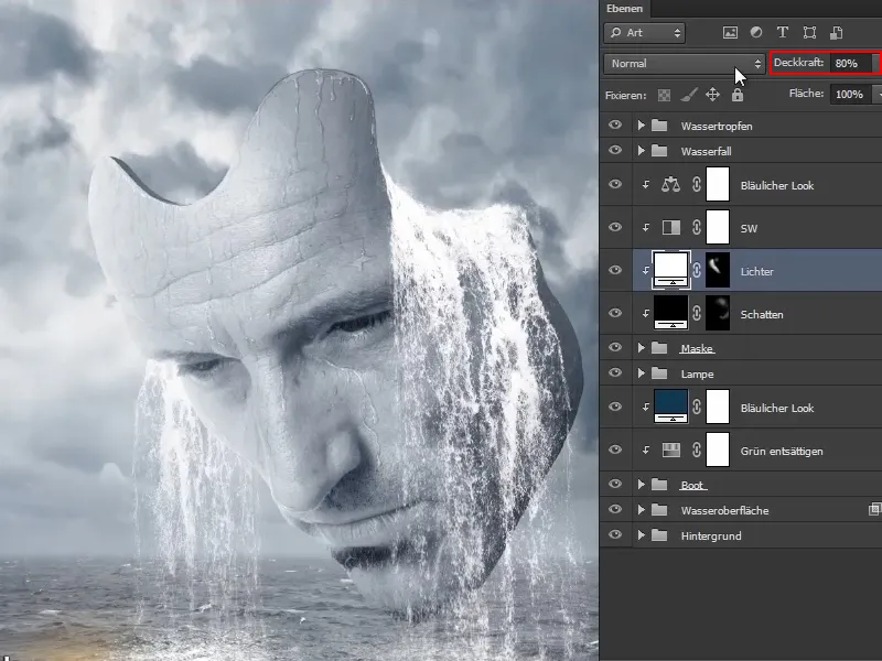 Photoshop-Composing - Orașul mării - Partea 11: Aspectul imaginii și lumini + umbre