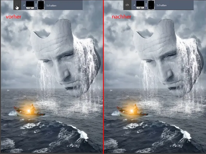 Photoshop-Composing - Oracolul mării - Partea 11: Aspectul imaginii și lumini + umbre