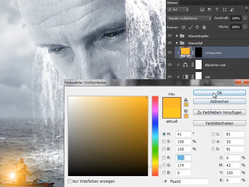 Photoshop-Composing - Oracolul mării - Partea 11: Aspectul imaginii și luminile + umbrele