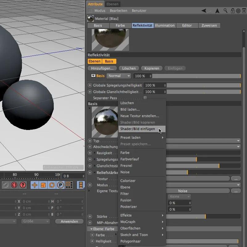 New in Release 16 - Lacquer, metal and fabric with the reflectivity channel