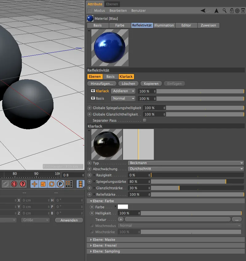 New in Release 16 - Lacquer, metal and fabric with the reflectivity channel