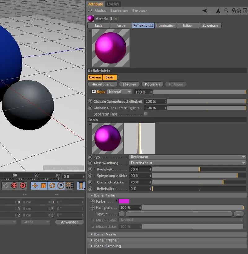 New in Release 16 - Lacquer, metal and fabric with the reflectivity channel