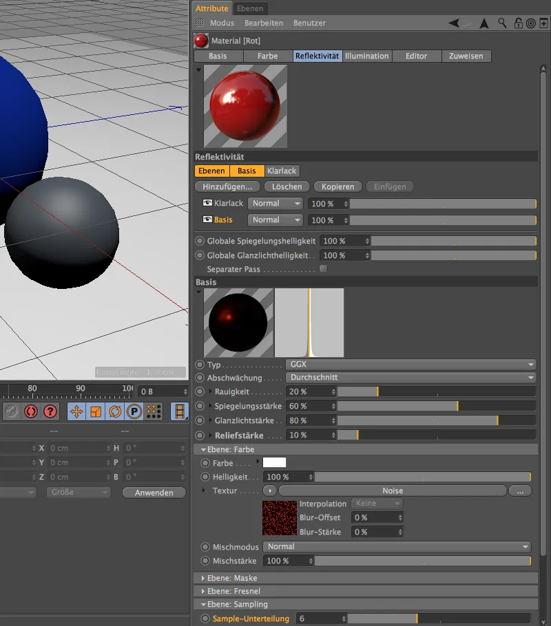 New in Release 16 - Lacquer, metal and fabric with the reflectivity channel
