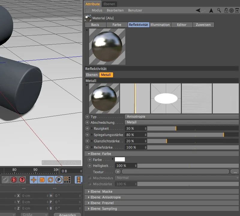 New in Release 16 - Lacquer, metal and fabric with the reflectivity channel