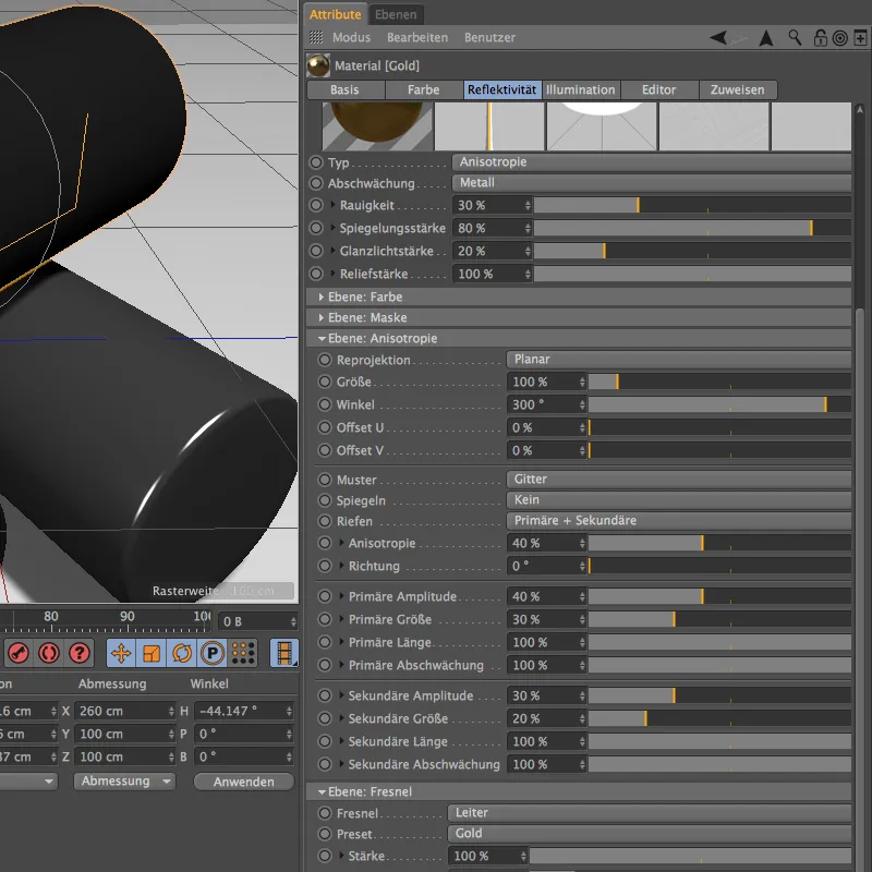 New in Release 16 - Lacquer, metal and fabric with the reflectivity channel
