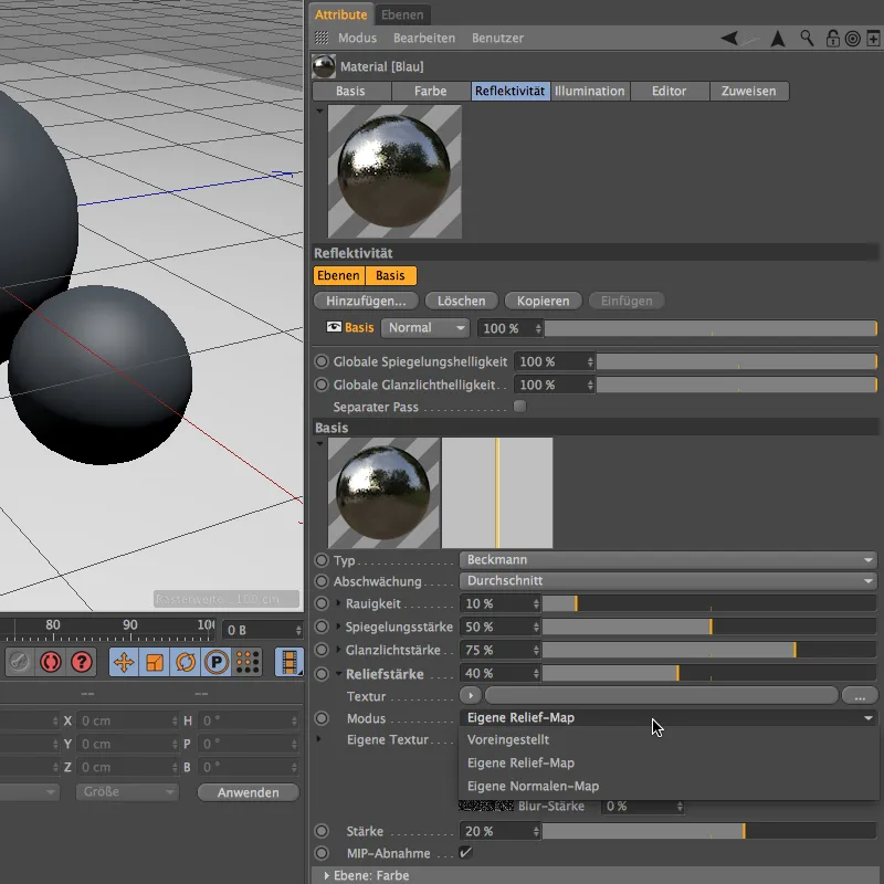 New in Release 16 - Lacquer, metal and fabric with the reflectivity channel