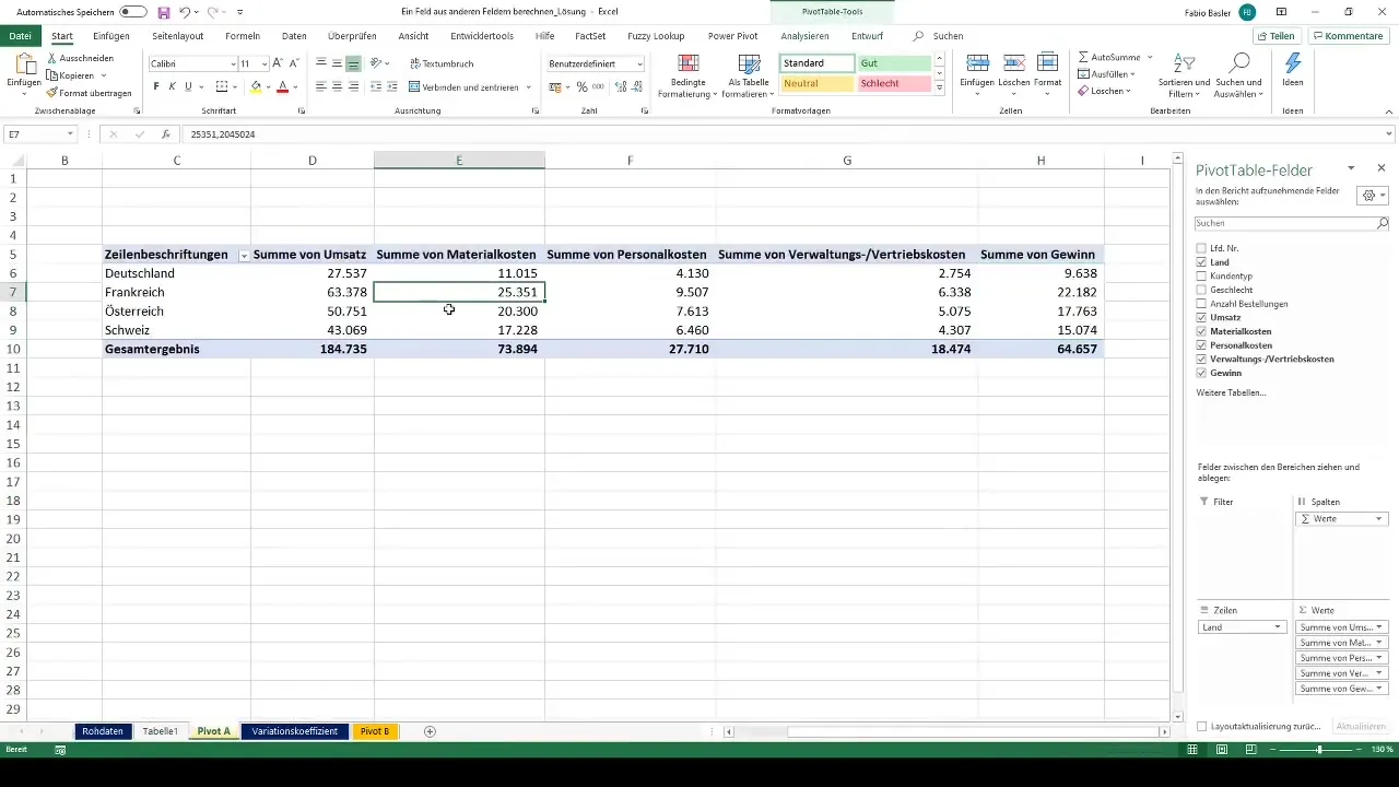 Manfaatkan bidang yang dihitung di tabel Pivot Excel secara efektif Memanfaatkan kolom-kolom terhitung dalam tabel Pivot Excel secara efektif