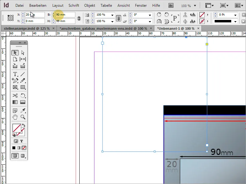 Merancang kertas surat klasik/modern dan bermain-main di Adobe InDesign