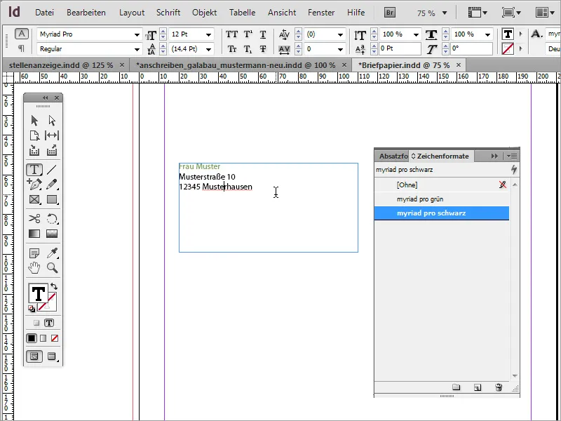Mendesain kertas surat klasik/modern dan lucu di Adobe InDesign