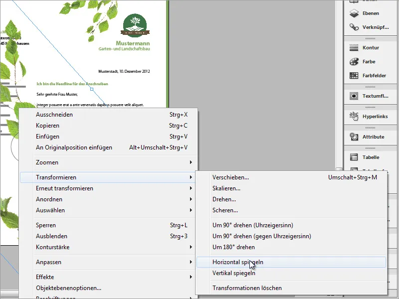 Mendesain kertas surat klasik/modern dan bermain-main di Adobe InDesign.