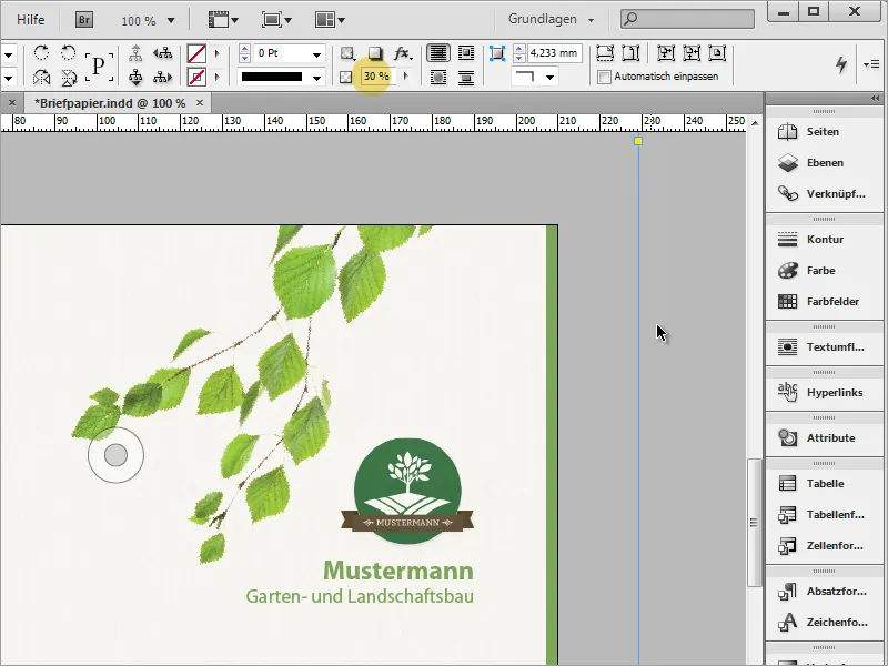 Tata letak kertas surat klasik/modern dan bermain-main dengan desain di Adobe InDesign.
