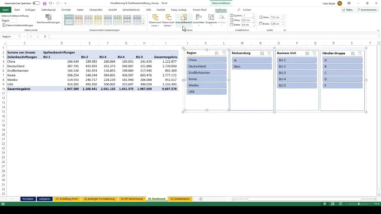 Visualisering og oprettelse af dashboard med Pivot-tabeller i Excel