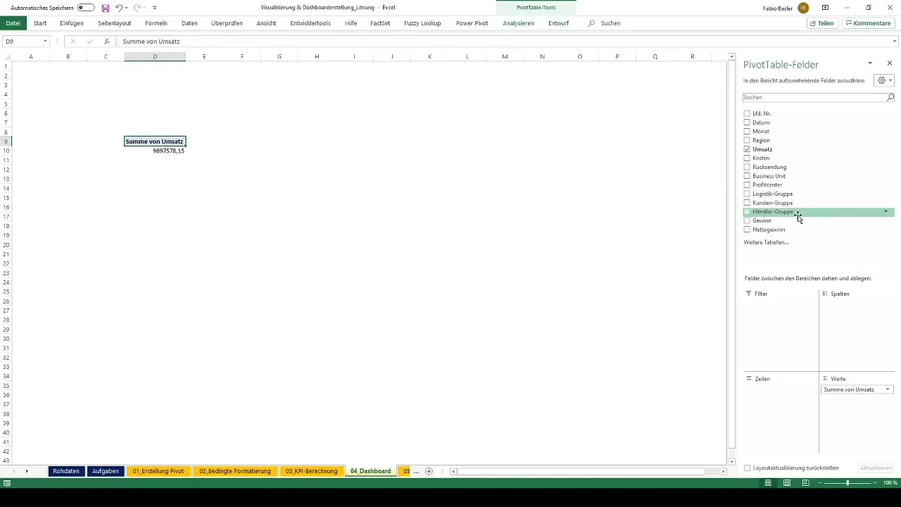 Visualisering og oprettelse af dashboard med pivot-tabeller i Excel