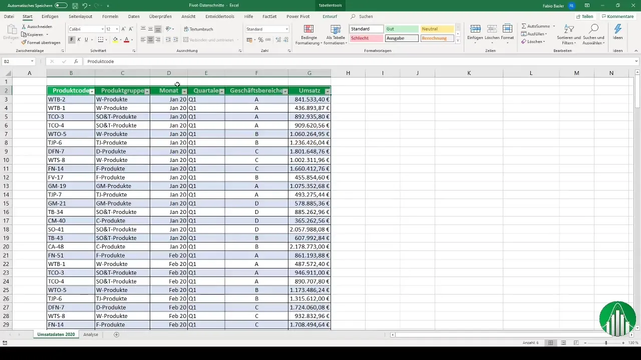 Utilizzare in modo efficace i tagli dei dati nelle tabelle pivot di Excel