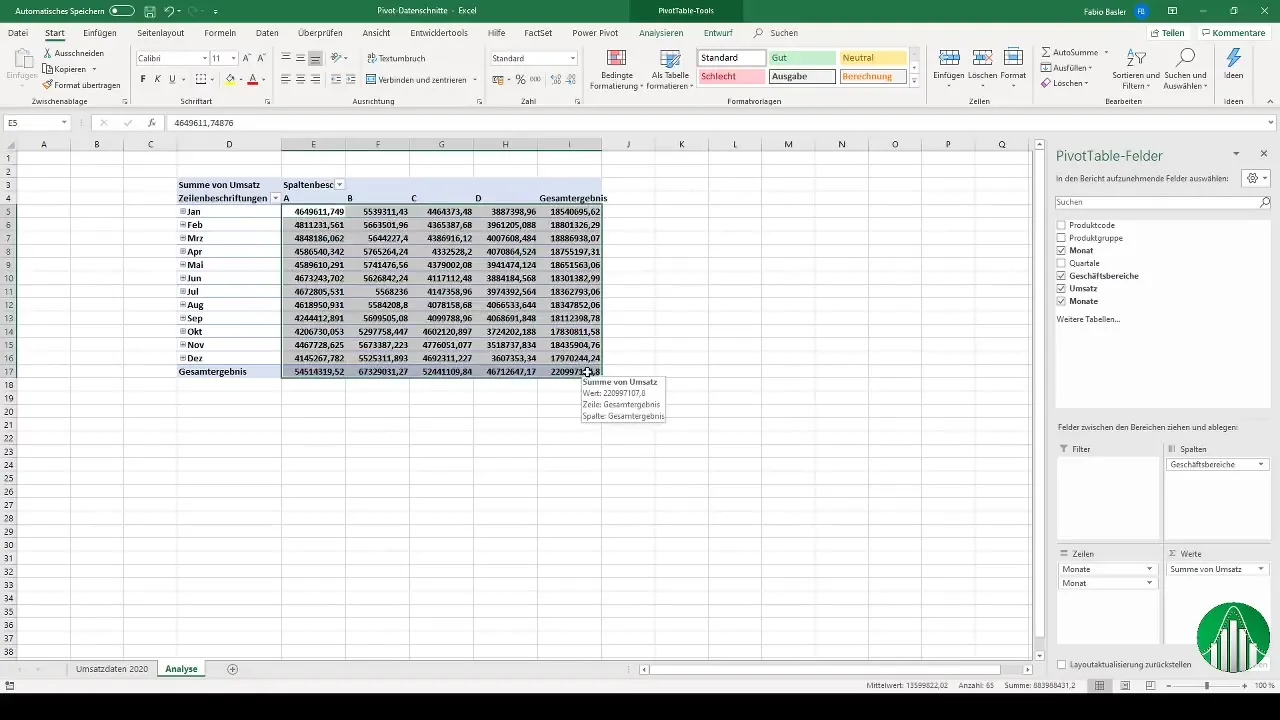 Utilizzare in modo efficace i tagli dei dati nelle tabelle pivot di Excel