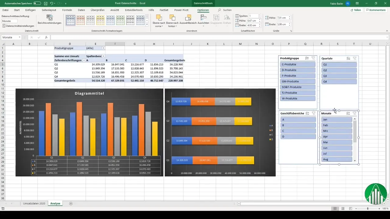 Utilizzare efficacemente i tagli dati nelle tabelle pivot di Excel