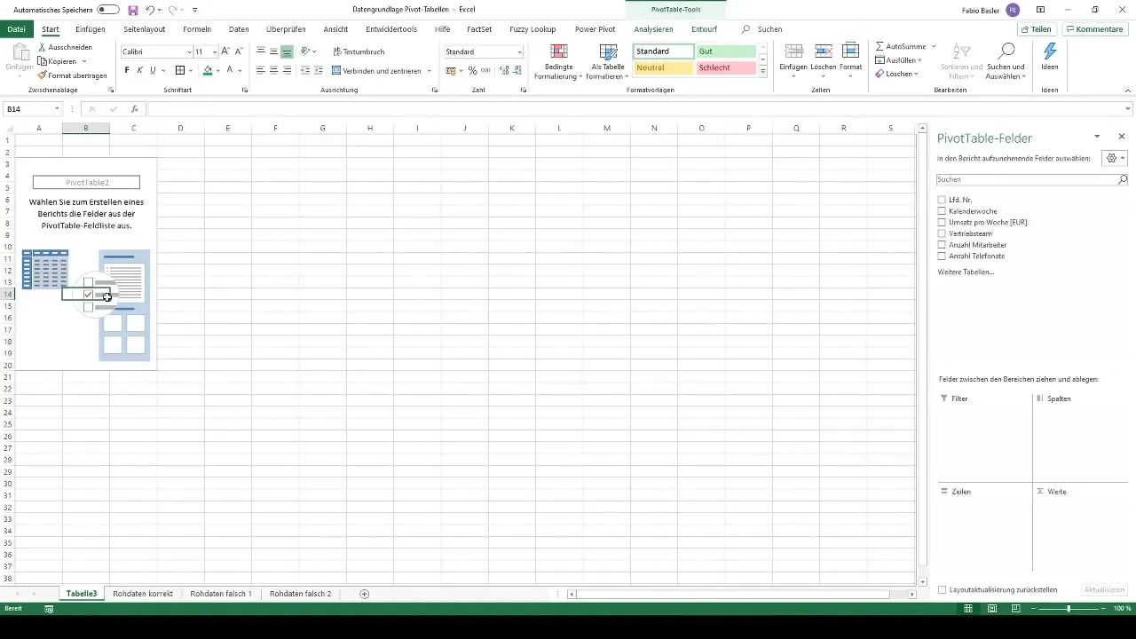 Crear una base de datos óptima para tablas dinámicas