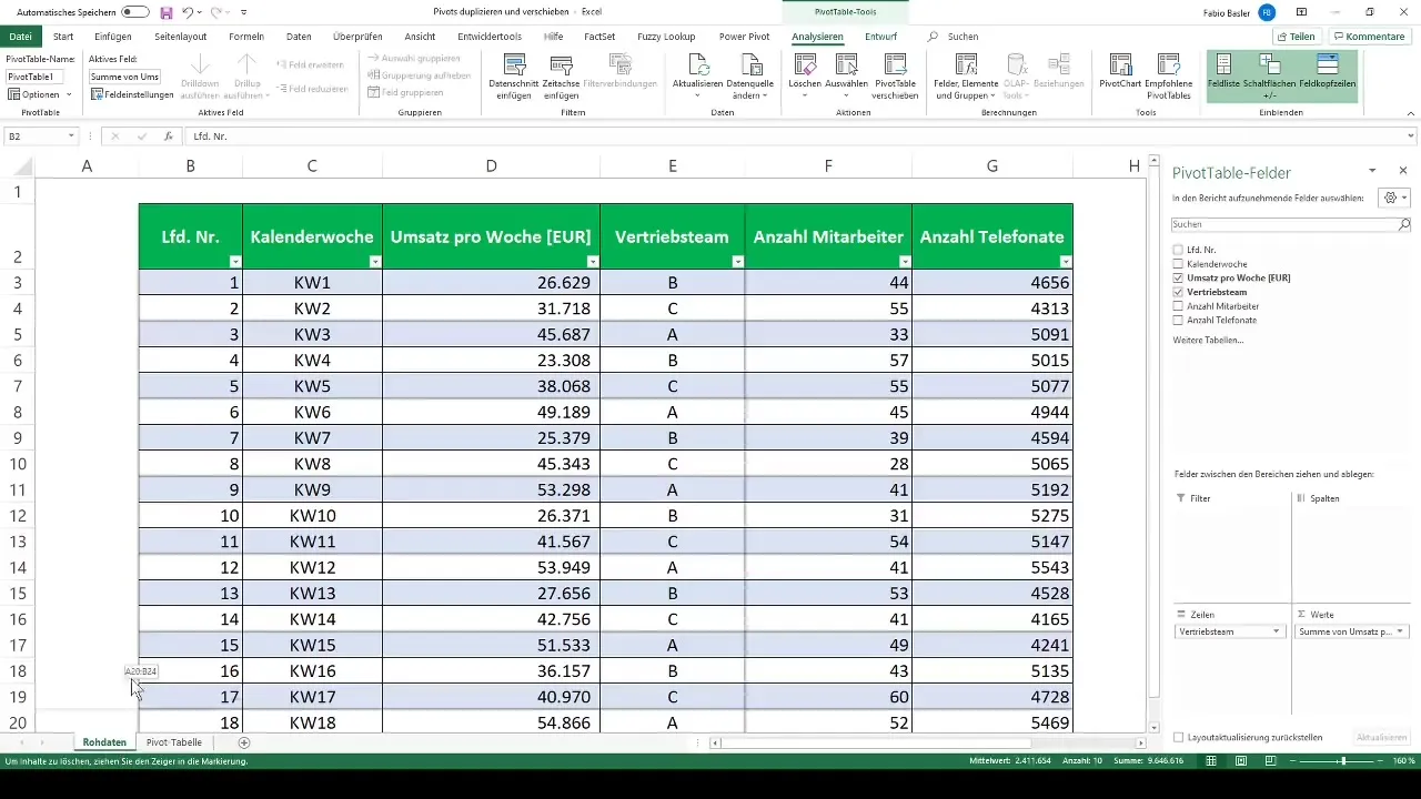Effektiv administration af pivot-tabeller i Excel
