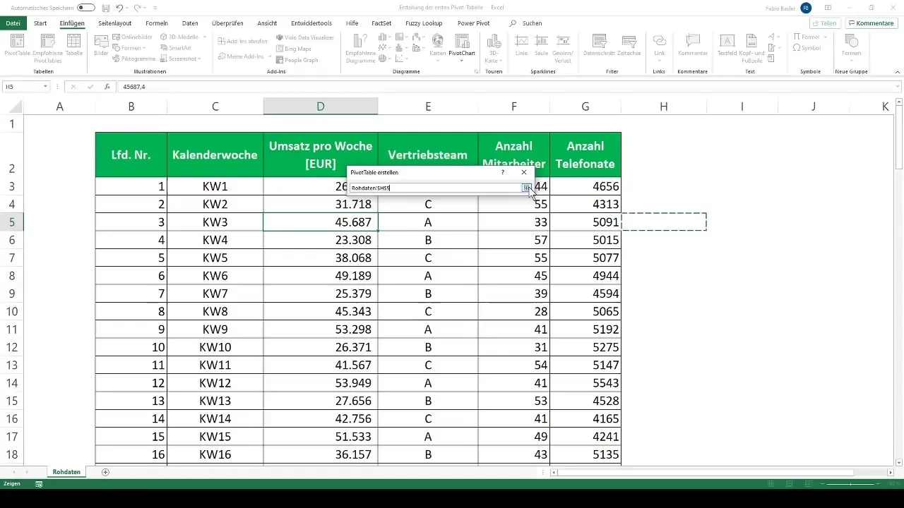 Impara come creare una tabella pivot in Excel