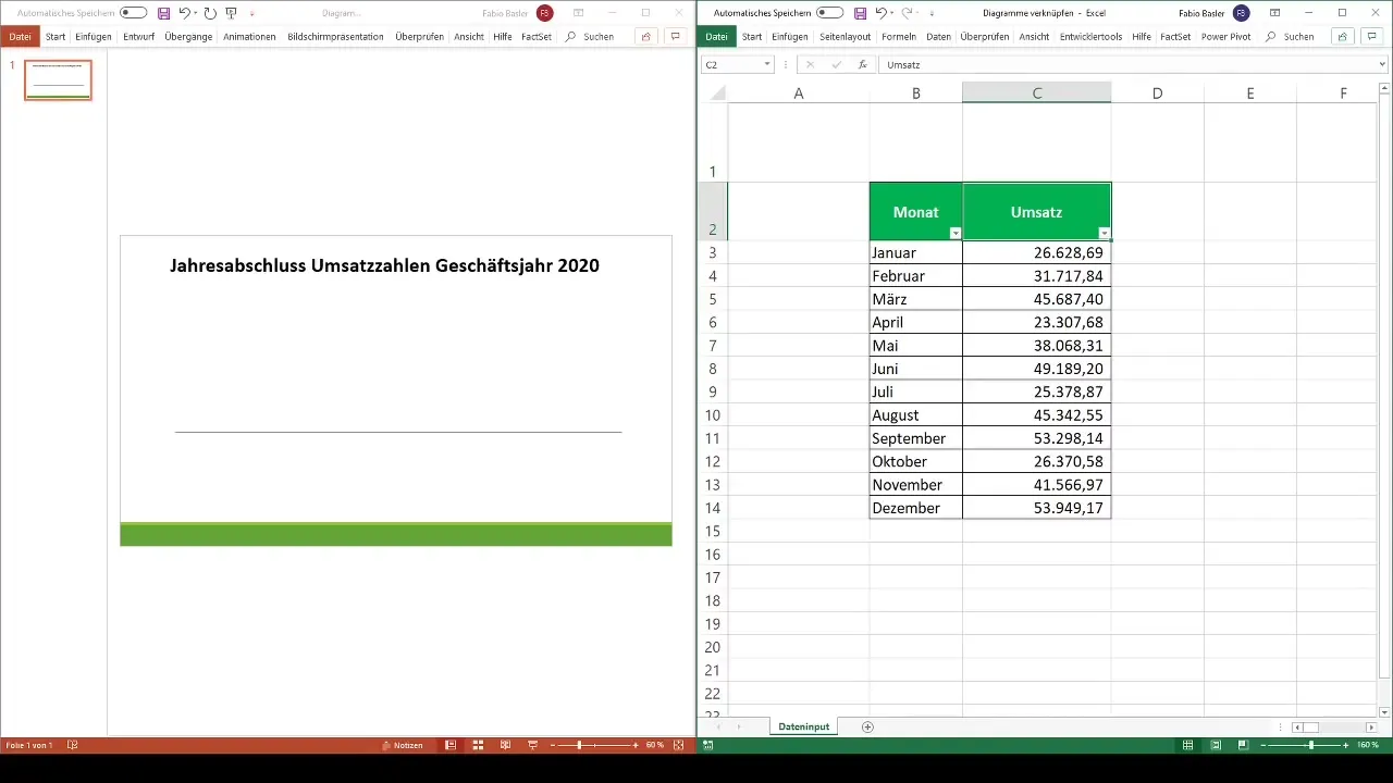 Așa conectezi dinamic diagramele din Excel cu PowerPoint și Word