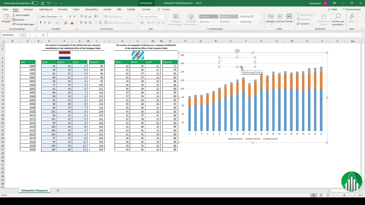 Creare diagrammi a colonne sovrapposte in Excel