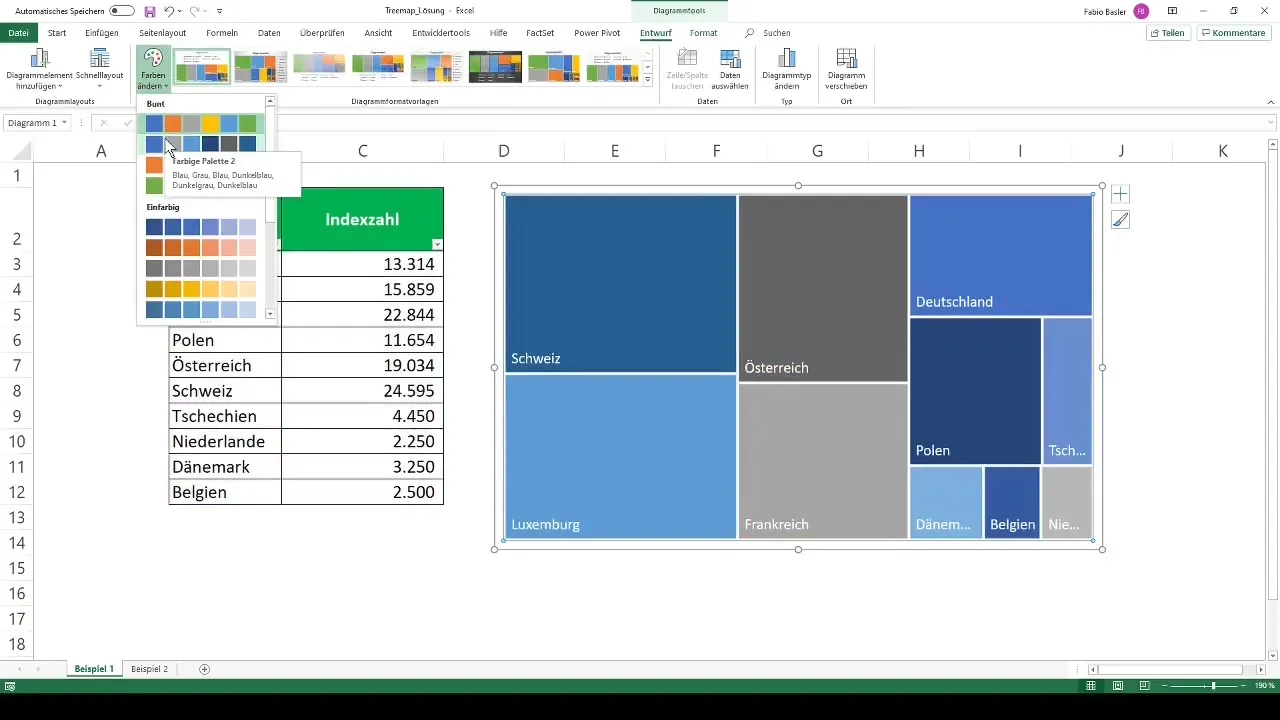 Treemap in Excel erstellen und Daten visualisieren