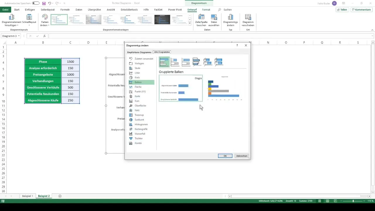 Membuat diagram corong di Excel: Panduan langkah demi langkah