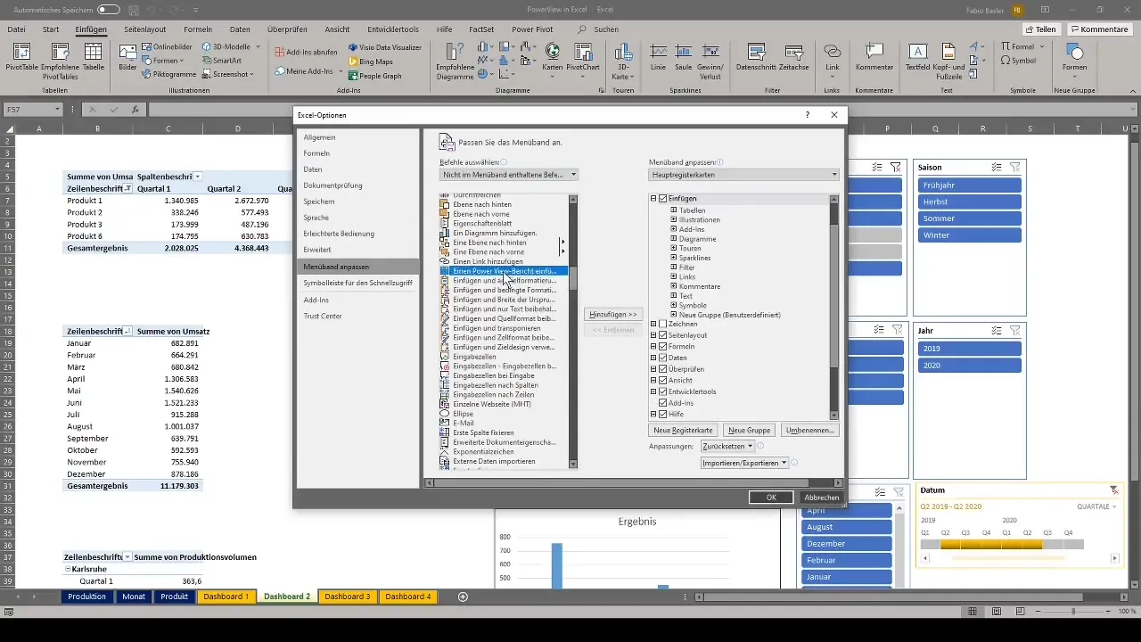 Erstelle professionelle Dashboards mit PowerView in Excel
