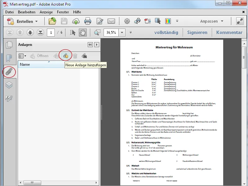 Anreichern von PDF-Dateien mit Acrobat - Teil 2