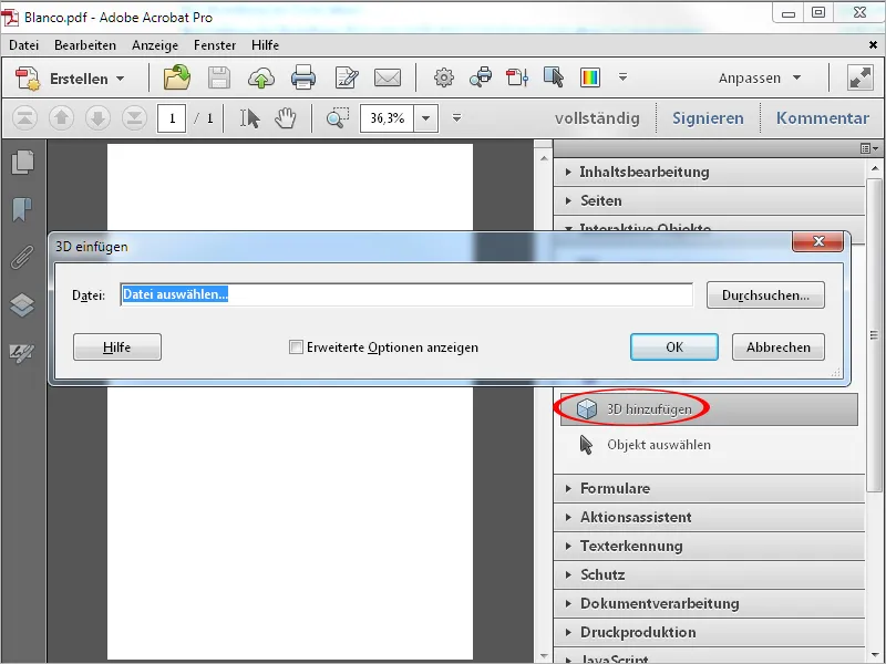 Anreichern von PDF-Dateien mit Acrobat - Teil 2