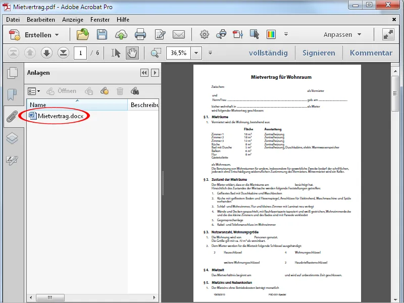 Anreichern von PDF-Dateien mit Acrobat - Teil 2
