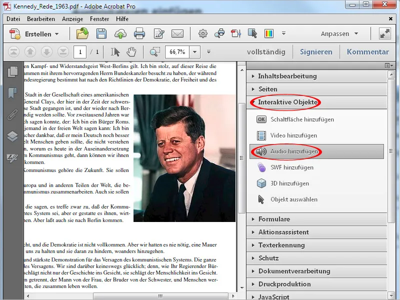 Anreichern von PDF-Dateien mit Acrobat - Teil 2