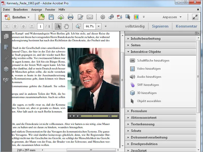 Anreichern von PDF-Dateien mit Acrobat - Teil 2