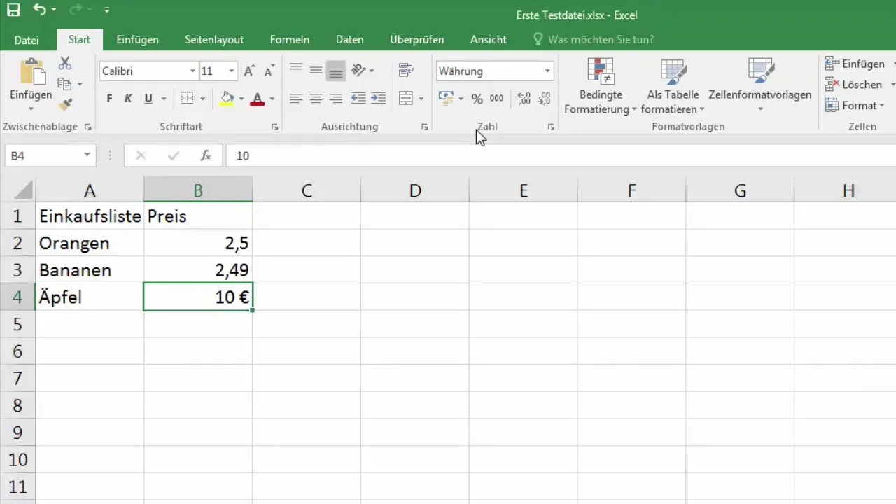 Fundamentos de la introducción de texto y el formato de números en Excel