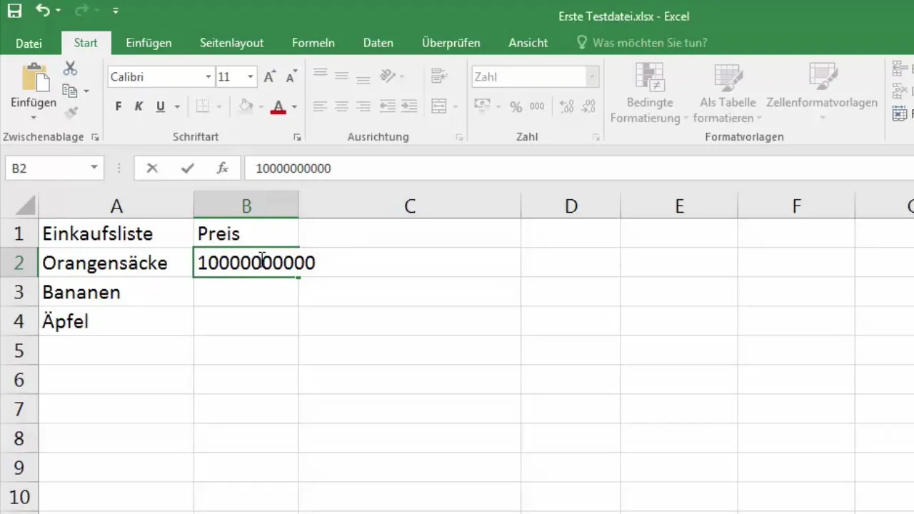 Zellen anpassen und verbinden in Excel