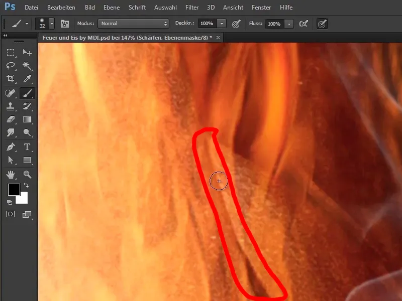 Photoshop composing - Fire and ice - Part 12: The final steps