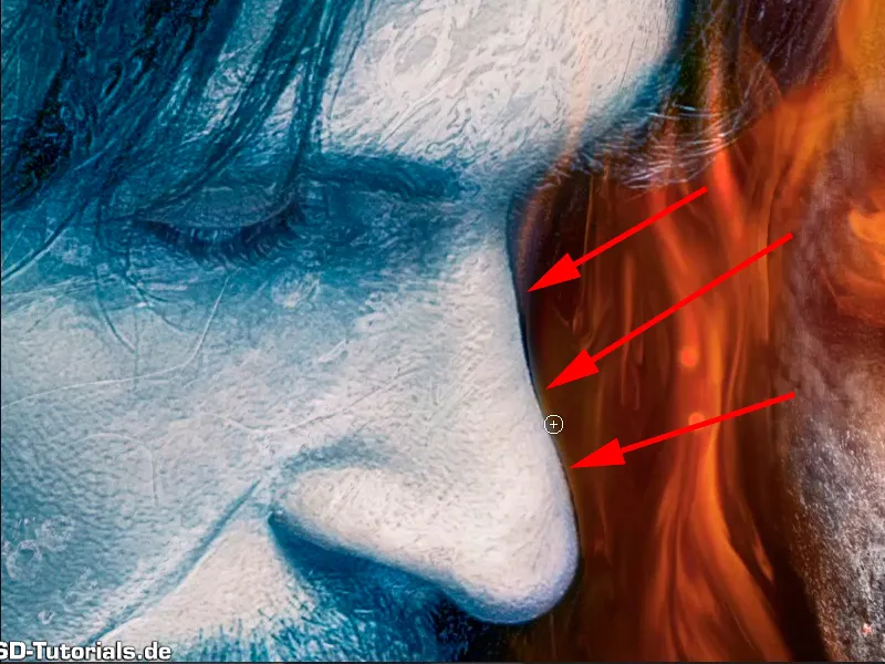 Photoshop composing - Fire and ice - Part 12: The final steps
