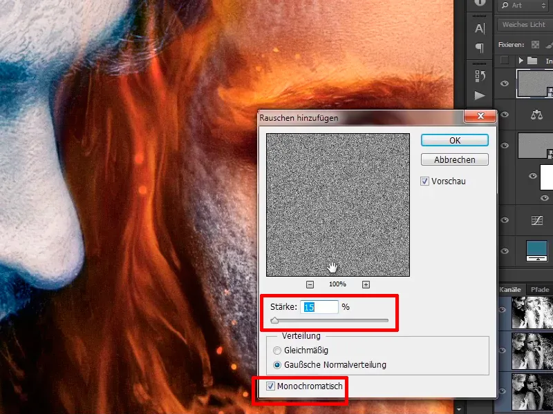 Photoshop composing - Fire and ice - Part 12: The final steps